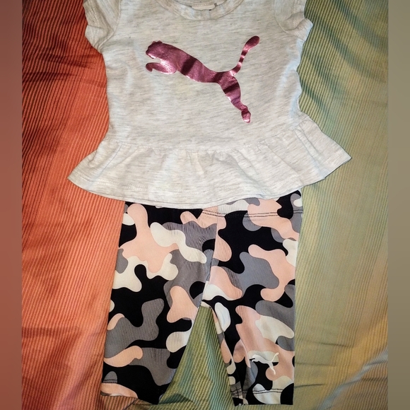 Girls Camo Puma Outfit - Picture 1 of 6